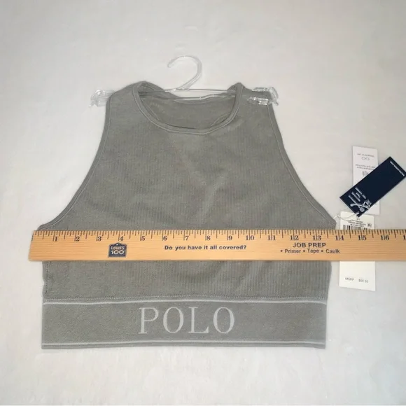 Polo‎ Ralph Lauren gray sports bra size XL new with tags - Picture 3 of 7